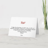 ヘルムートNotecards カード (裏面)