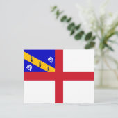 ヘルム国旗 ポストカード (スタンド正面)