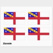 ヘルム国旗 長方形シール (シート)