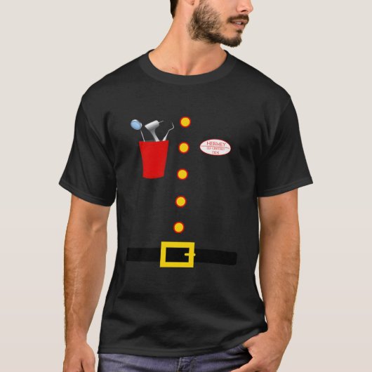 ヘルメイ歯科小妖精や小人小妖精や小人歯医者 Tシャツ (正面)