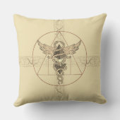 ヘルメスアンティークバロックエレガントモノグラム クッション (裏面)