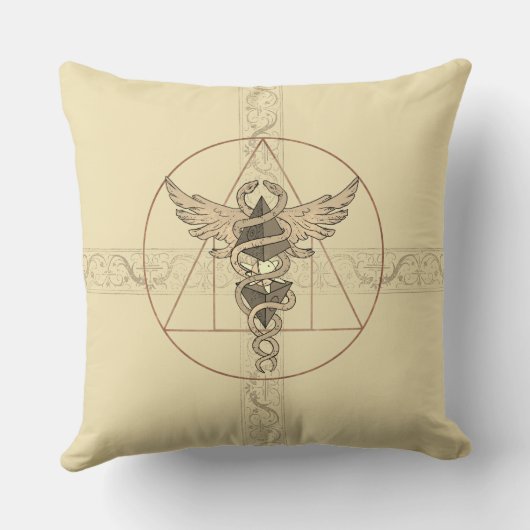 ヘルメスアンティークバロックエレガントモノグラム クッション (裏面)