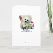 ヘルメスザマルチーズクリスマスカード シーズンカード (裏面)