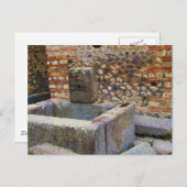 ヘルメス噴水、ポンペイ ポストカード (正面/裏面)