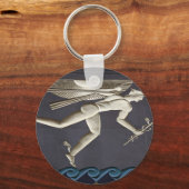 ヘルメス – NYCのギリシャの神々のヘラルド キーホルダー (正面)