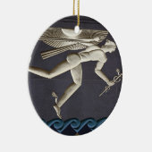 ヘルメス – NYCのギリシャの神々のヘラルド セラミックオーナメント (右)