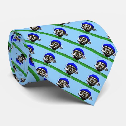 ヘルメットおもしろいの中の漫画のサッカー ネクタイ (ロール)