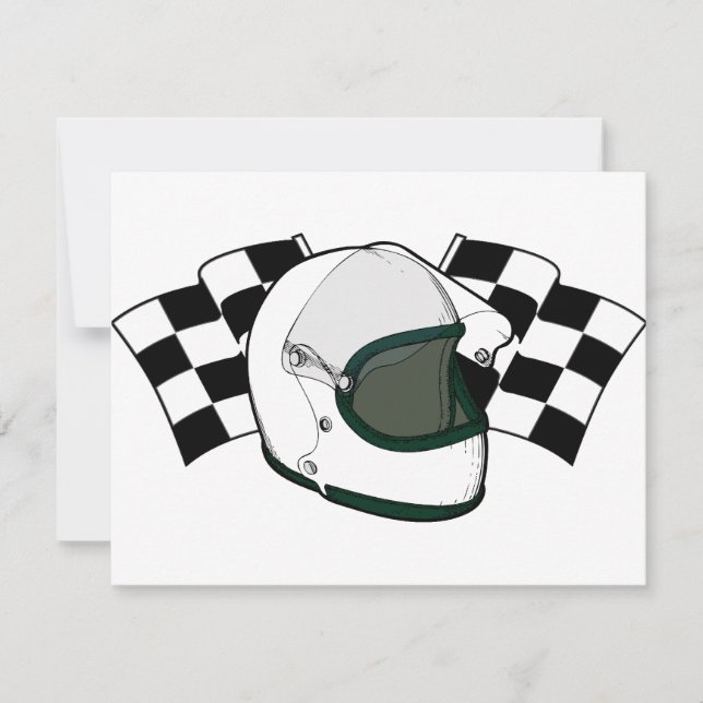 ヘルメットとフラグ (正面)