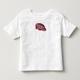ヘルメットなしでは乗らない子供用サイクリング安全Tシャツ トドラーTシャツ