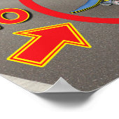 ヘルメットなしスケートボードポスター3 ポスター (角)