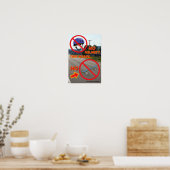 ヘルメットなしスケートボードポスター3 ポスター (キッチン)