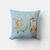 ヘルメットの可愛いパイロット クッション (正面)