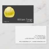 ヘルメットの建築の建築家 名刺 (正面/裏面)