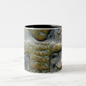 ヘルメットをかぶったトルコ人を描写する硬貨の表 ツートーンマグカップ (中央)