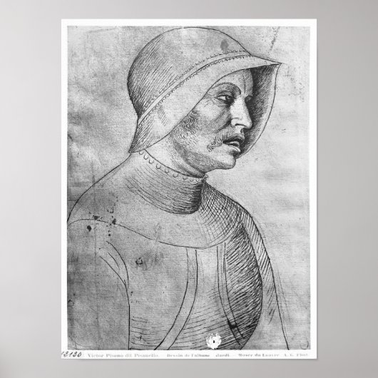 ヘルメットをかぶった兵士 ポスター (正面)