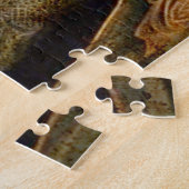 ヘルメットをかぶった猫 ジグソーパズル (側面)