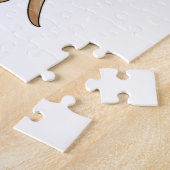 ヘルメットを装着した消防士としてのメルカット ジグソーパズル (側面)