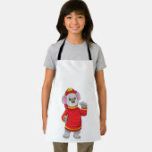 ヘルメットを装着した消防士としてコアラ エプロン (インサイチュ)