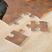 ヘルメットギニア鳥(Numida meleagris).アフリカ ジグソーパズル (側面)