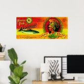 ヘルメットサーモン缶ラベル付け, AK ポスター (ホームオフィス)