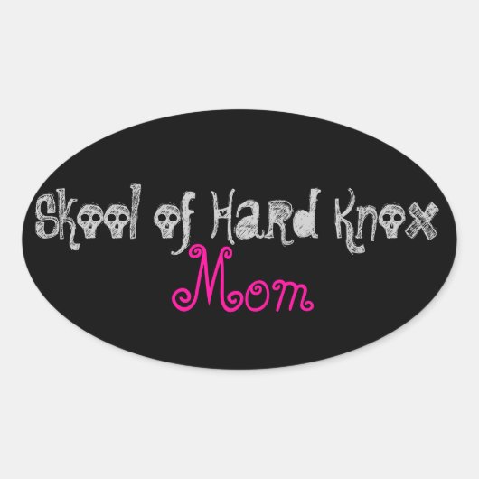 ヘルメットシール 楕円形シール (正面)