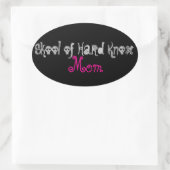 ヘルメットシール 楕円形シール (バッグ)