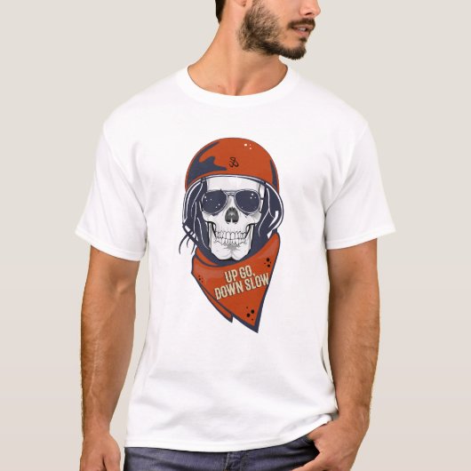 ヘルメットノーライド Tシャツ (正面)
