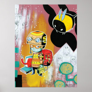 ヘルメットボーイプリント/ポスター ポスター