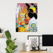 ヘルメットボーイプリント/ポスター ポスター (ホームオフィス)