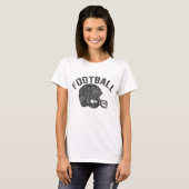 ヘルメット付きフットボール Tシャツ (正面フル)