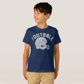 ヘルメット付きフットボール Tシャツ (正面フル)