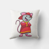 ヘルメット付き消防士としてマウス クッション (裏面)