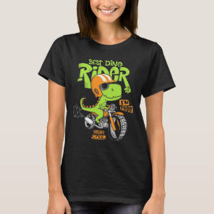 ヘルメット頭部の恐竜 Tシャツ