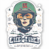 ヘルメット シール (正面)