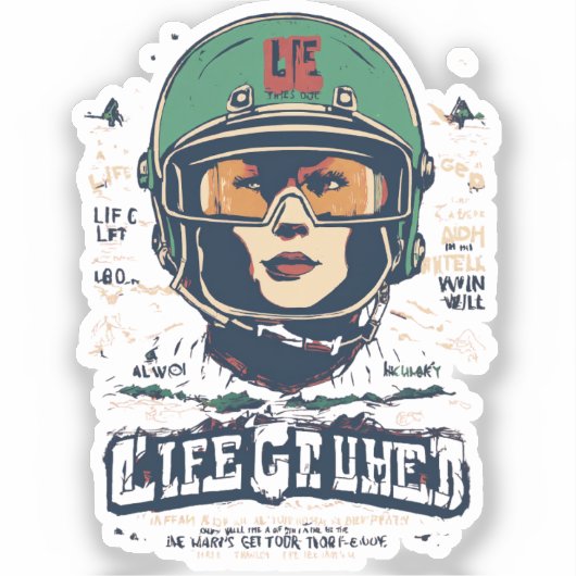 ヘルメット シール (正面)