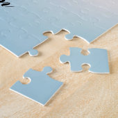 ヘルメッモダントレーシング名前をカスタムするグラデーション ジグソーパズル (側面)