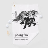 ヘルメ運ットの英国警察 ゴルフタオル (インサイチュ)