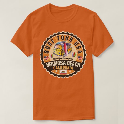 ヘルモサビーチカリフォルニア2 Tシャツ (デザイン正面)