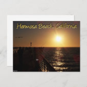 ヘルモサビーチ(カリフォルニア州) ポストカード (正面/裏面)