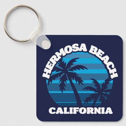 ヘルモサビーチ,カリフォルニア キーホルダー (正面)