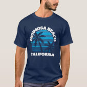 ヘルモサビーチ,カリフォルニア Tシャツ (正面)