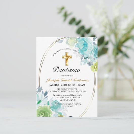 ヘルモソバウティゾベベクルザドデオロフローラアズールイン ポストカード (スタンド正面)