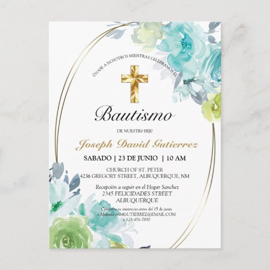 ヘルモソバウティゾベベクルザドデオロフローラアズールイン ポストカード (正面)