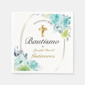 ヘルモソバウティゾベベクルザドデオロフローラアズール スタンダードカクテルナプキン (正面)