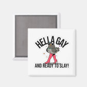 ヘルラゲイとLGBTQをおもしろい殺す準備 マグネット (正面/裏面)