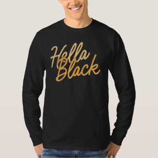 ヘルラブラック歴史月間ア誇りを持ったフリカM Tシャツ