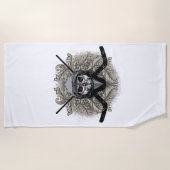 ヘルリッシュ・ホッケーゴアリー ビーチタオル (正面)