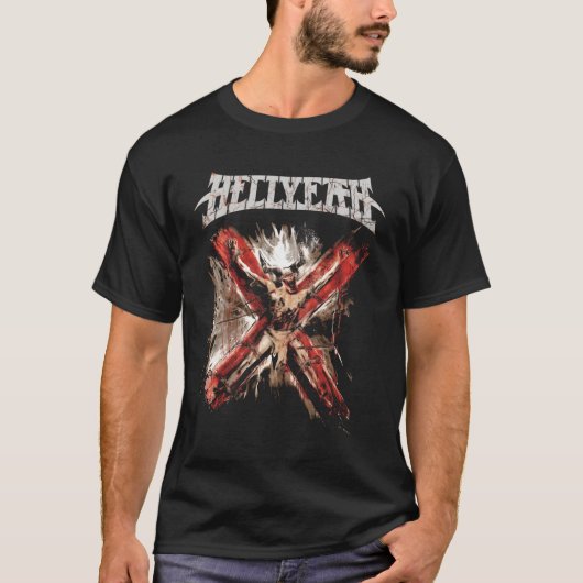 ヘルリーー – Metalhead Official Merchandise Tシャツ (正面)