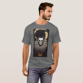 ヘルレイザースカルハロウィンTシャツ Tシャツ (正面フル)