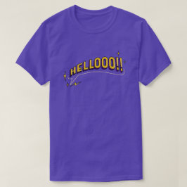 ヘルー!!Tシャツ – 紫 Tシャツ